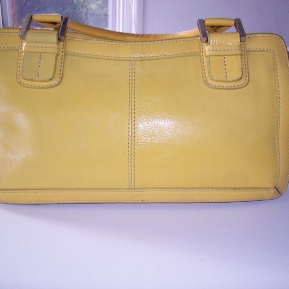 Nordstrom Bag Yellow Leather 11: Long  6" High